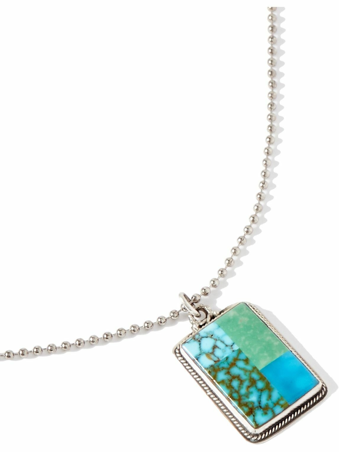 Photo: Peyote Bird - Aldrich Four Brothers Sterling Silver and Turquoise Necklace