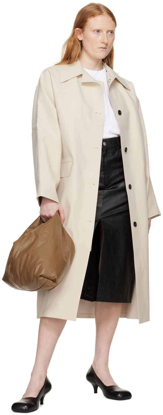KASSL Editions Brown Anchor Small Oil Mud Bag Kassl Editions