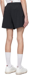 Thom Browne Navy Nylon High Density Tech Shorts