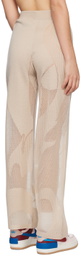 Feng Chen Wang Beige Phoenix Trousers