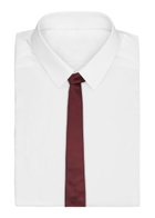 Saint Laurent Silk-taffeta tie Burgundy