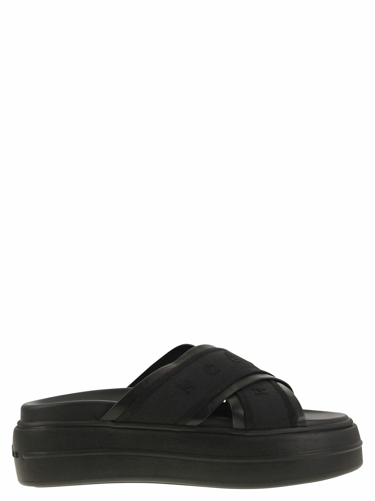 Hogan H644 leather platform sandals Hogan