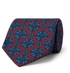 E.MARINELLA - 8.5cm Floral-Print Silk-Twill Tie - Red