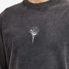 Han Kjobenhavn Men's Long Sleeve Rose Boxy T-Shirt in Dark Grey