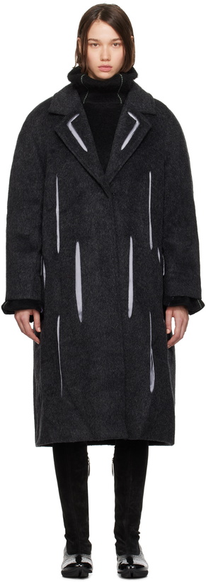Kiko Kostadinov Black Draped Lyra Jacket Kiko Kostadinov