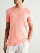 Altea - Lewis Slim-Fit Stretch-Cotton Jersey T-Shirt - Orange