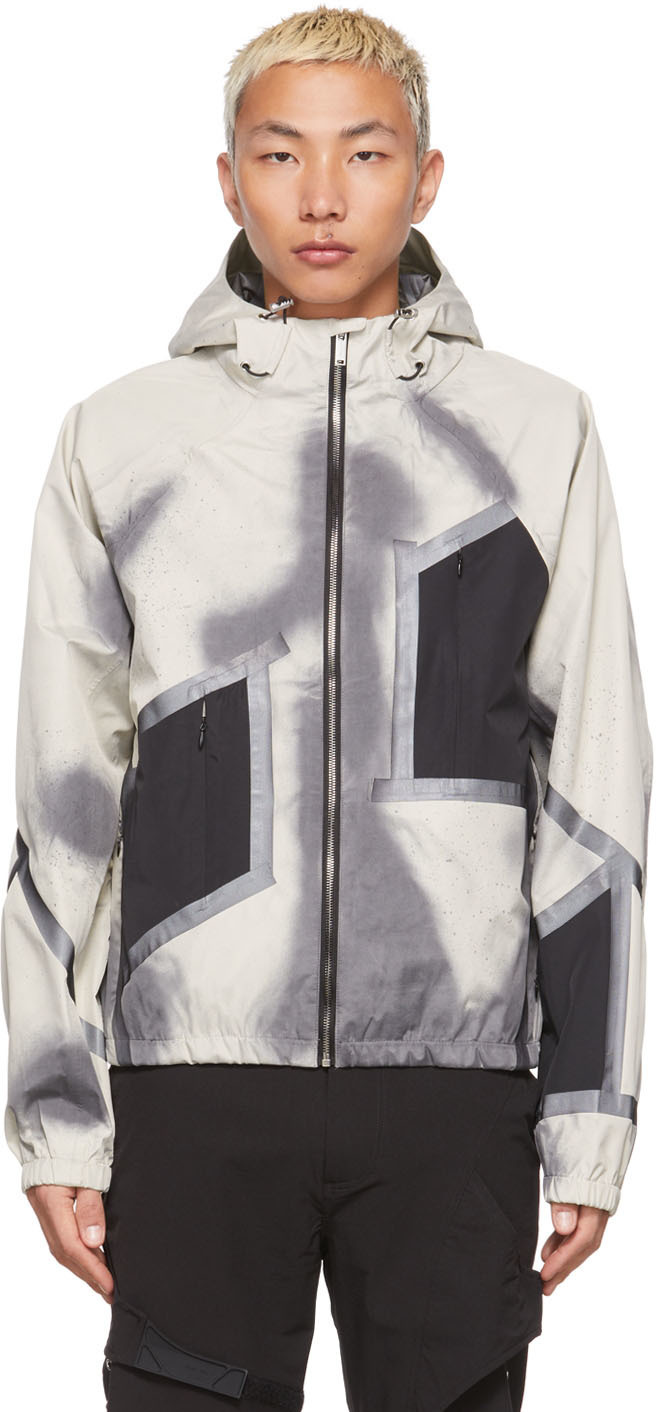 HELIOT EMIL Grey & Black Exuvia Jacket Heliot Emil