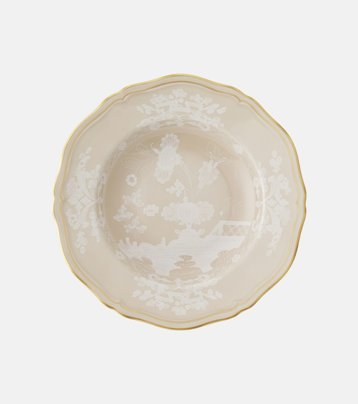 Ginori 1735 Oriente Italiano porcelain soup plate