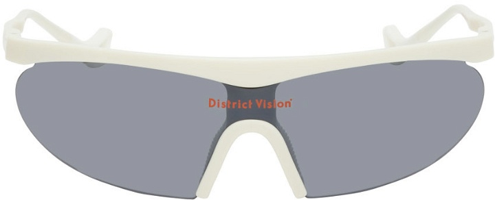 Photo: District Vision White Koharu Eclipse Sunglasses