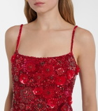 Rachel Gilbert Francesca embellished cocktail dress
