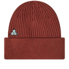 Nike Men's ACG Cuffed Beanie in Oxen Brown/Mint Foam