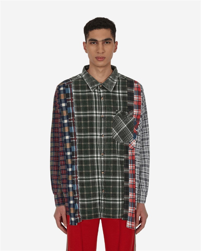Photo: 7 Cuts Wide Flannel Shirt