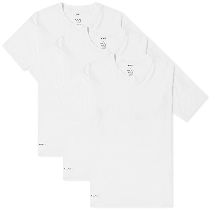 Photo: WTAPS Men's Skivvies 3-Pack T-Shirt in White