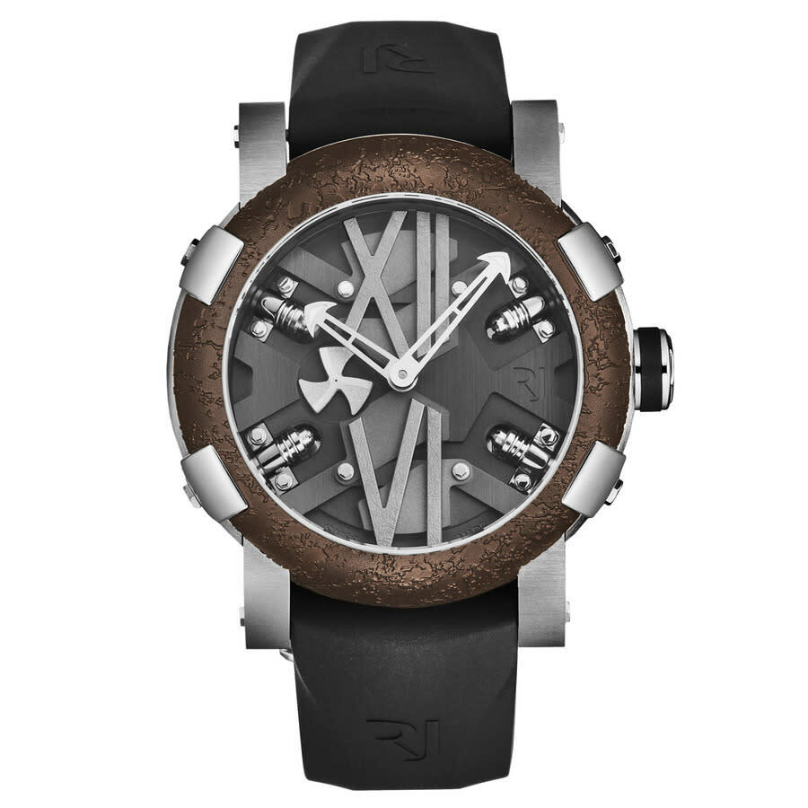 Romain Jerome Steampunk Grey Dial Mens Watch RJ.ST.AU.401.10