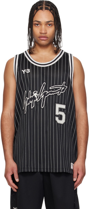 Photo: Y-3 Black Anthony Edwards Basketball Jersey