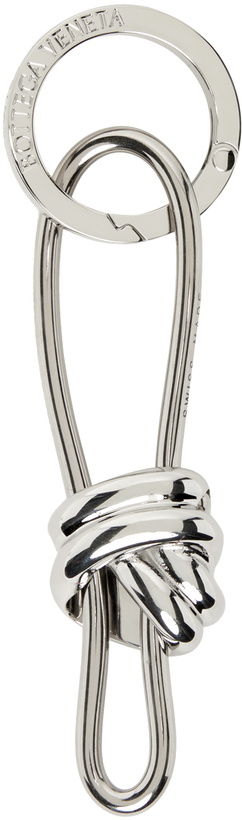Photo: Bottega Veneta Silver Andiamo Keychain