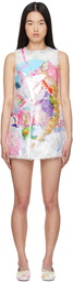 Ashley Williams Transparent Trash Minidress