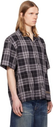 MASTERMIND WORLD Black Plaid Shirt
