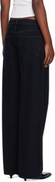 AGOLDE Black Low Slung Baggy 30.5 Jeans