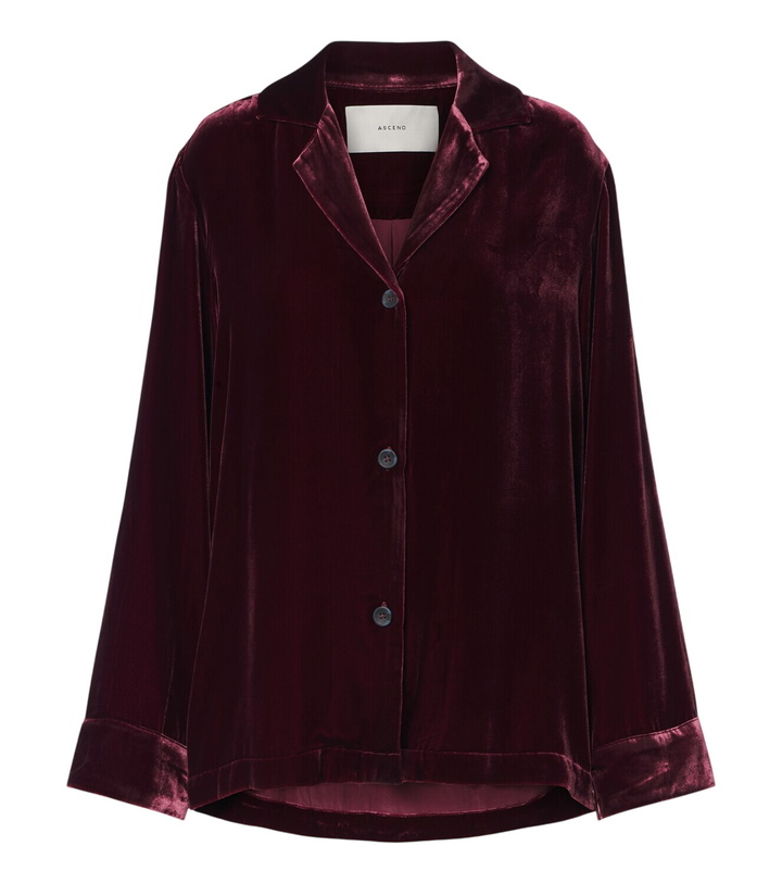 Photo: Asceno Calabasas velvet shirt