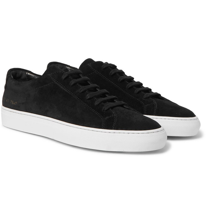 Photo: Common Projects - Original Achilles Suede Sneakers - Men - Black