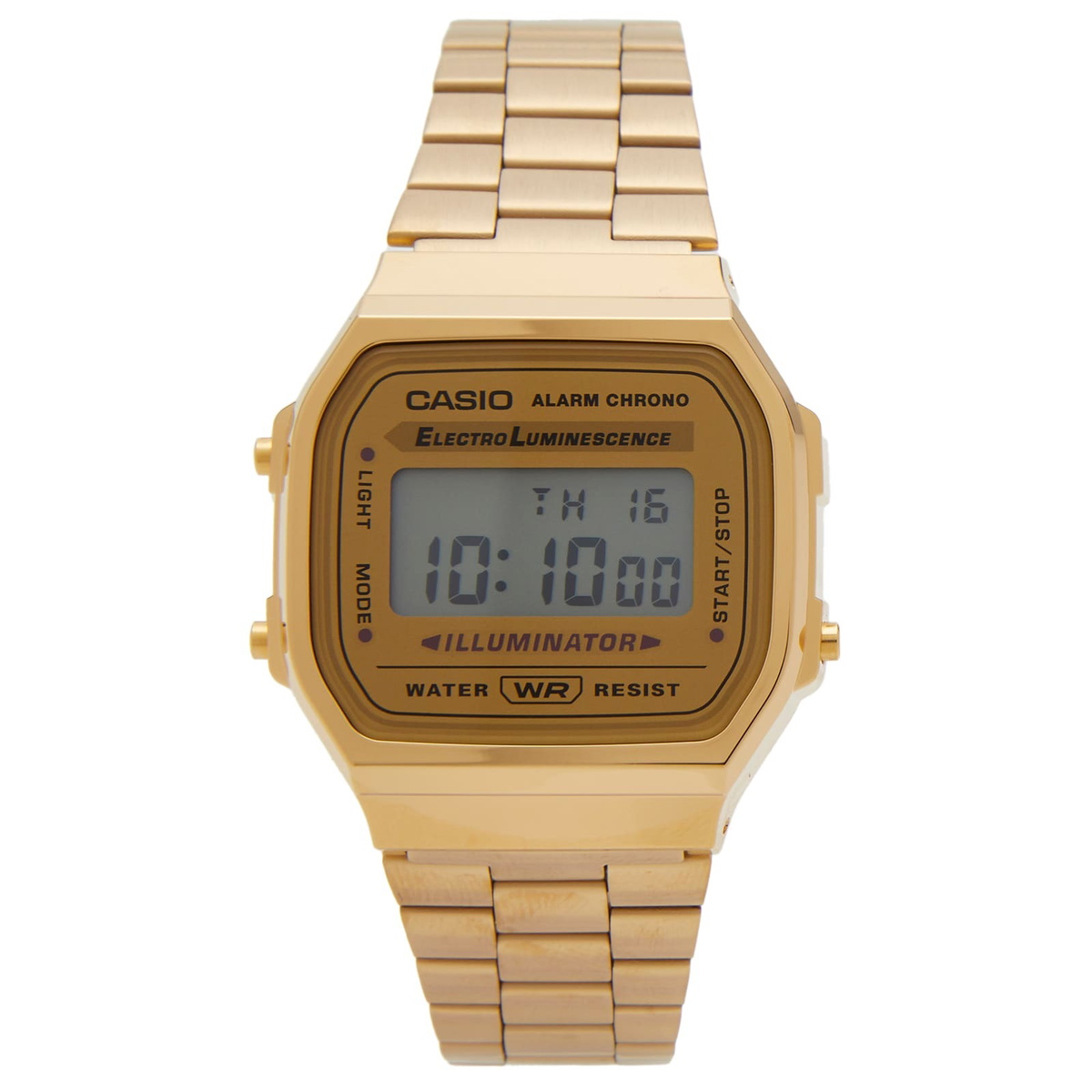 G-Shock Men's Casio Vintage Digital Watch in Gold 