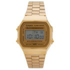 G-Shock Men's Casio Vintage Digital Watch in Gold 