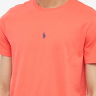 Polo Ralph Lauren Men's Centre Pony T-Shirt in Racing Red