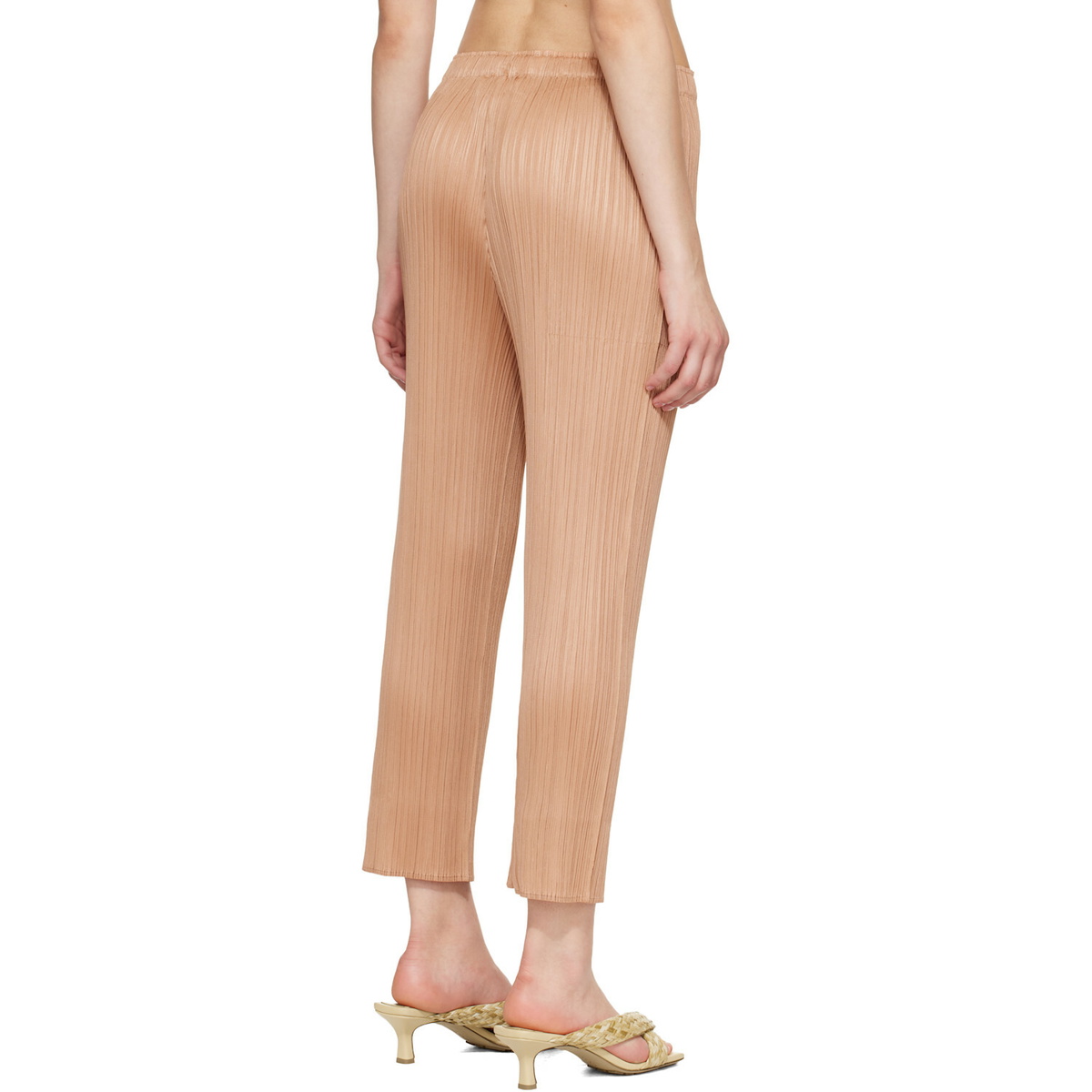 PLEATS PLEASE ISSEY MIYAKE Pink Monthly Colors June Trousers