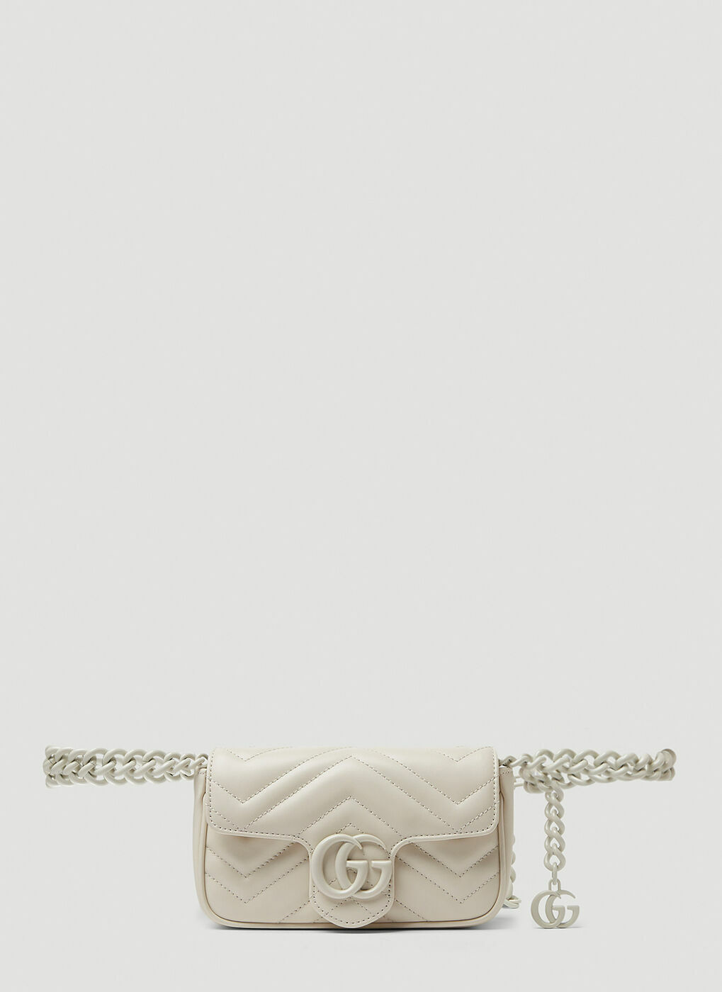 GUCCI グッチ GG MARMONT 2.0 BELT BAG【送料0/国内即発】 GG Marmont 2.0 Belt Bag in White Gucci