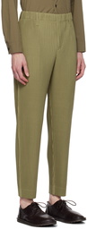 HOMME PLISSÉ ISSEY MIYAKE Khaki Tailored Pleats 1 Trousers