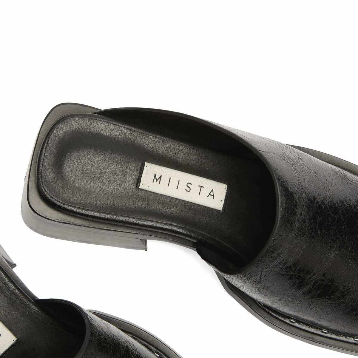 MIISTA Women's Alendra Asymmetric Sandals in Black