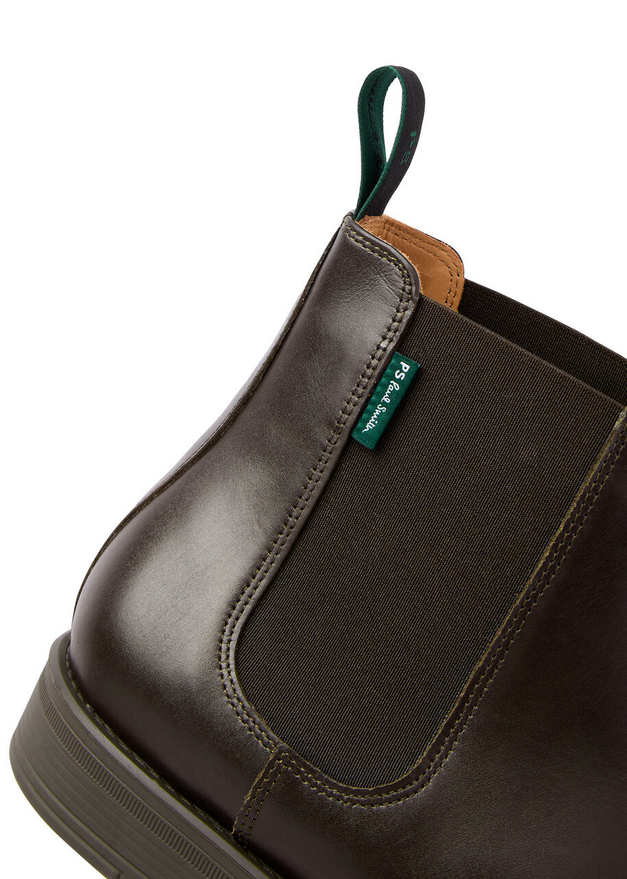 Paul Smith Cedric Leather Chelsea Boots Brown