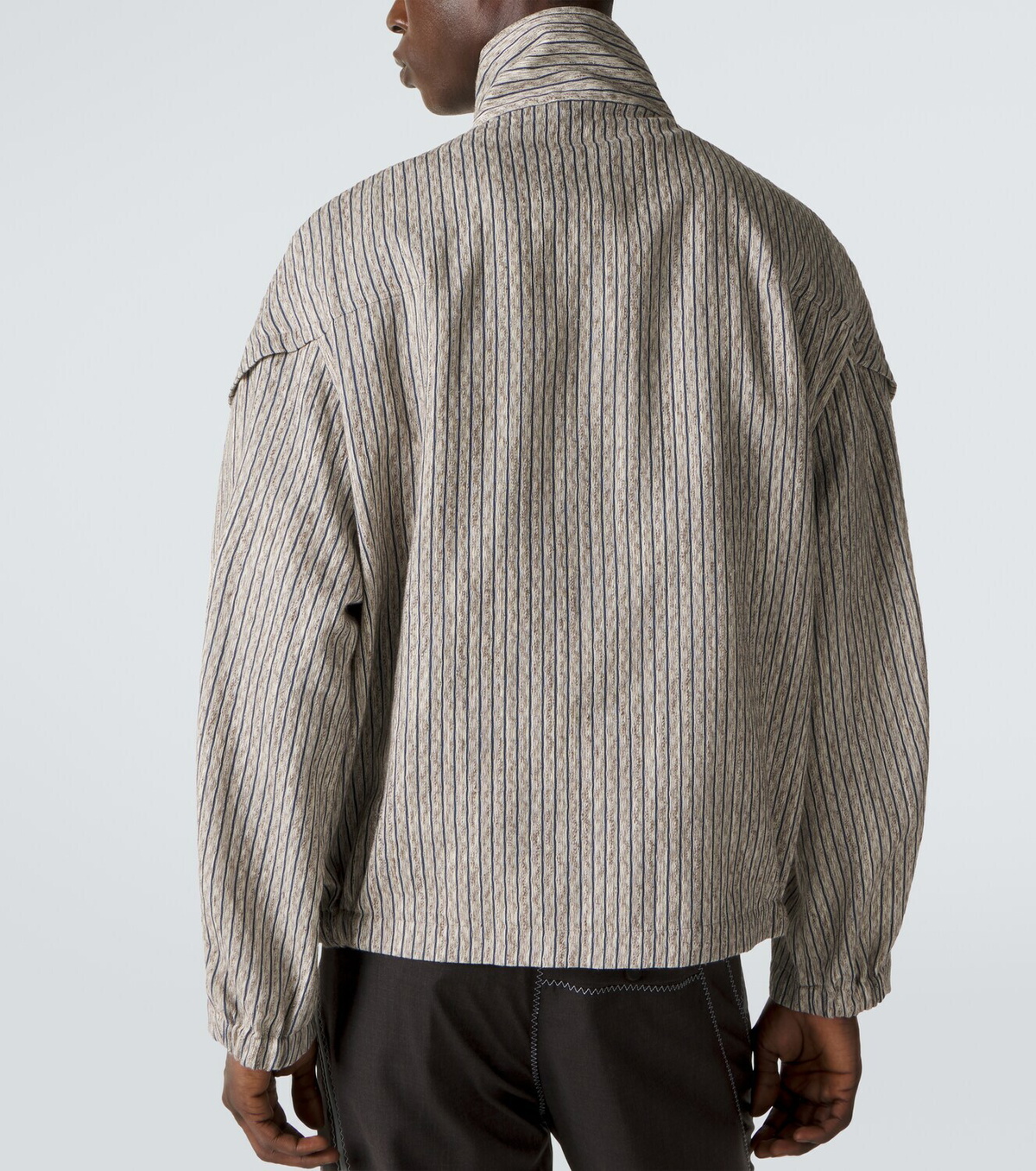 Kiko Kostadinov Farkas cotton and linen-blend jacket