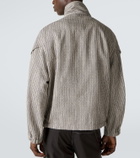 Kiko Kostadinov Farkas cotton and linen-blend jacket