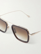 DITA - Flight.006 Aviator-Style Gold-Tone and Acetate Sunglasses
