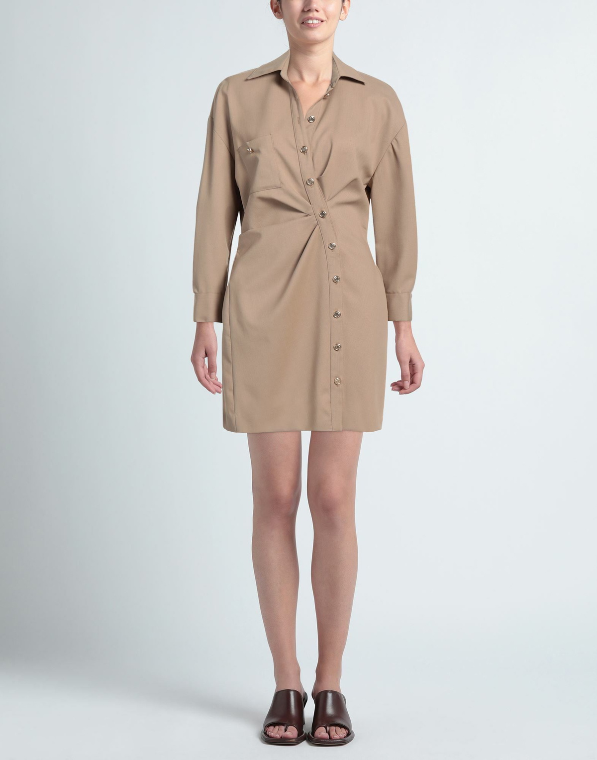 Maje Womens Mini dress in Beige