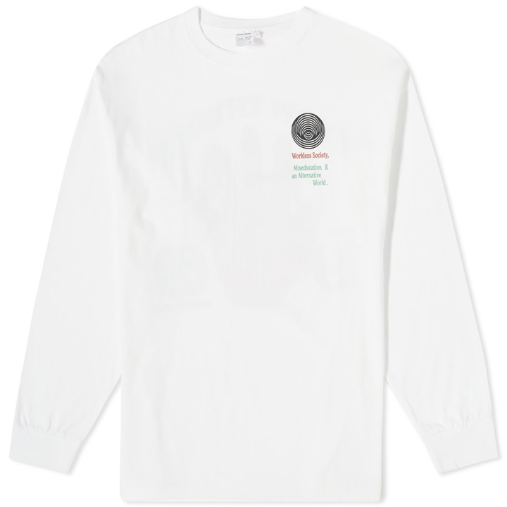 Photo: Garbstore Men's Long Sleeve Society T-Shirt in White