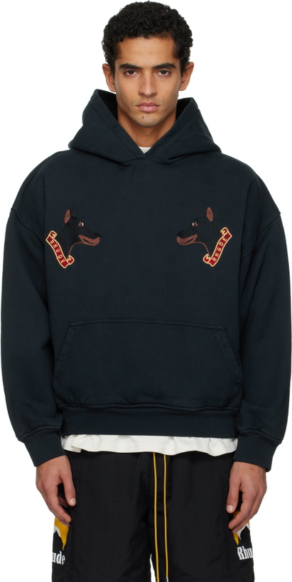 Photo: Rhude Black London Hound Hoodie
