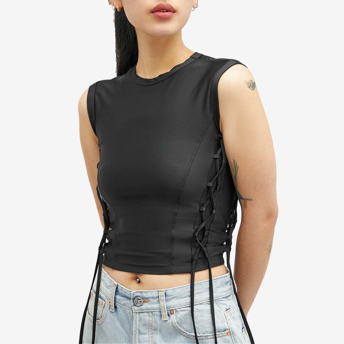 Vetements Women's Styling Tank Top in Black