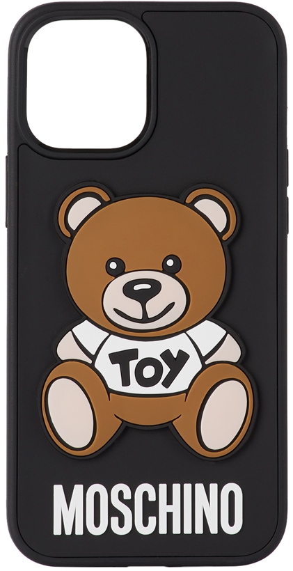 Photo: Moschino Black Teddy Bear iPhone 12 Pro Max Case