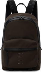 Paul Smith Khaki Cordura Laser 'Signature Stripe' Backpack