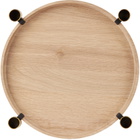 Applicata Brass & Oak Luna Maxi Candle Holder