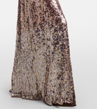 Jenny Packham Phara embellished fringed gown