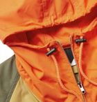 4SDesigns - Colour-Block Ventile Cotton Hooded Jacket - Multi