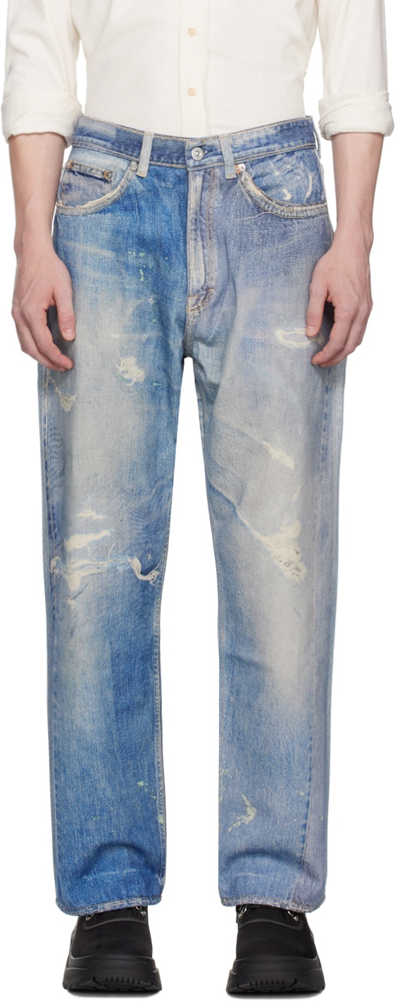 Our Legacy Blue Third Cut Jeans Our Legacy