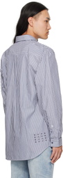 Ksubi Navy & White KSignature LS Shirt