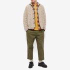 Portuguese Flannel Men's Fall Palette Check Button Down Shirt in Ecru/Brown/Navy