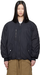 Isabel Marant Etoile Black Coleen Bomber Jacket