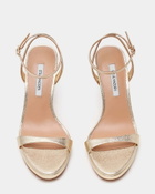 Steve Madden Sacramento Heels in Gold